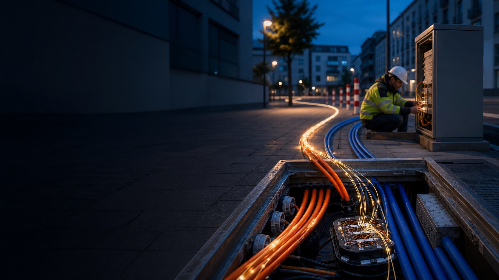 Glasfaserausbau und Telekommunikationsinfrastruktur